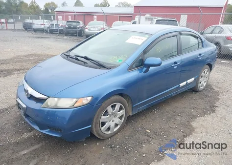 2009 Honda Civic Lx z USA, uszkodzony, nr VIN 2HGFA16589H329555
